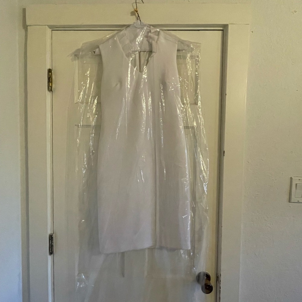 White Calvin Klein Cocktail Dress